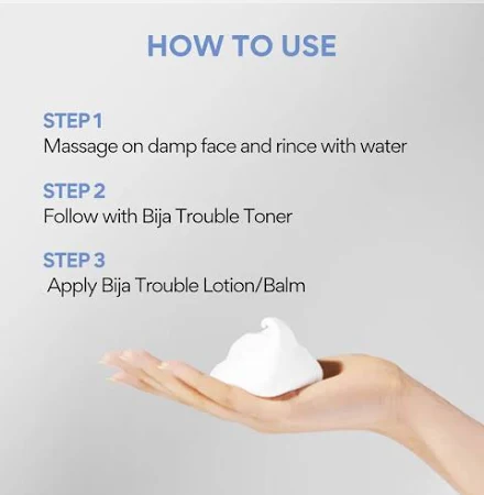 How to use Innisfree bija trouble facial foam