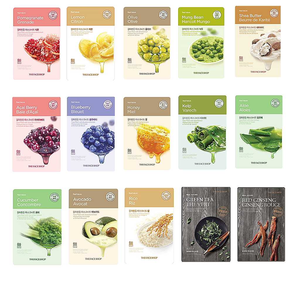 [REVIEW] THEFACESHOP Real Nature Masks
