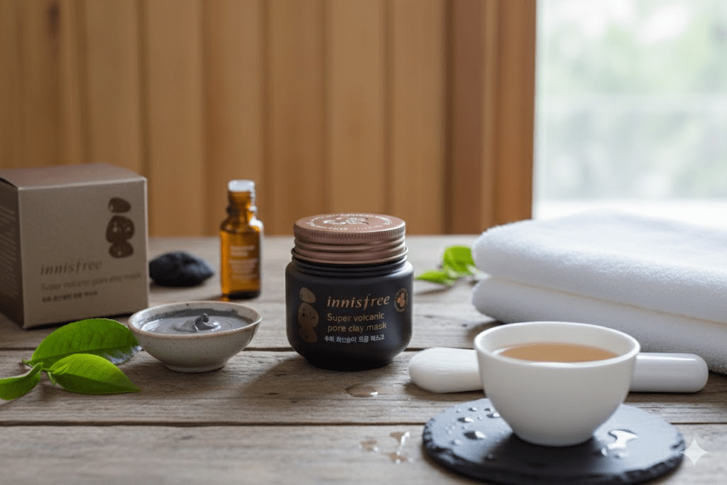 Innisfree pore clay mask