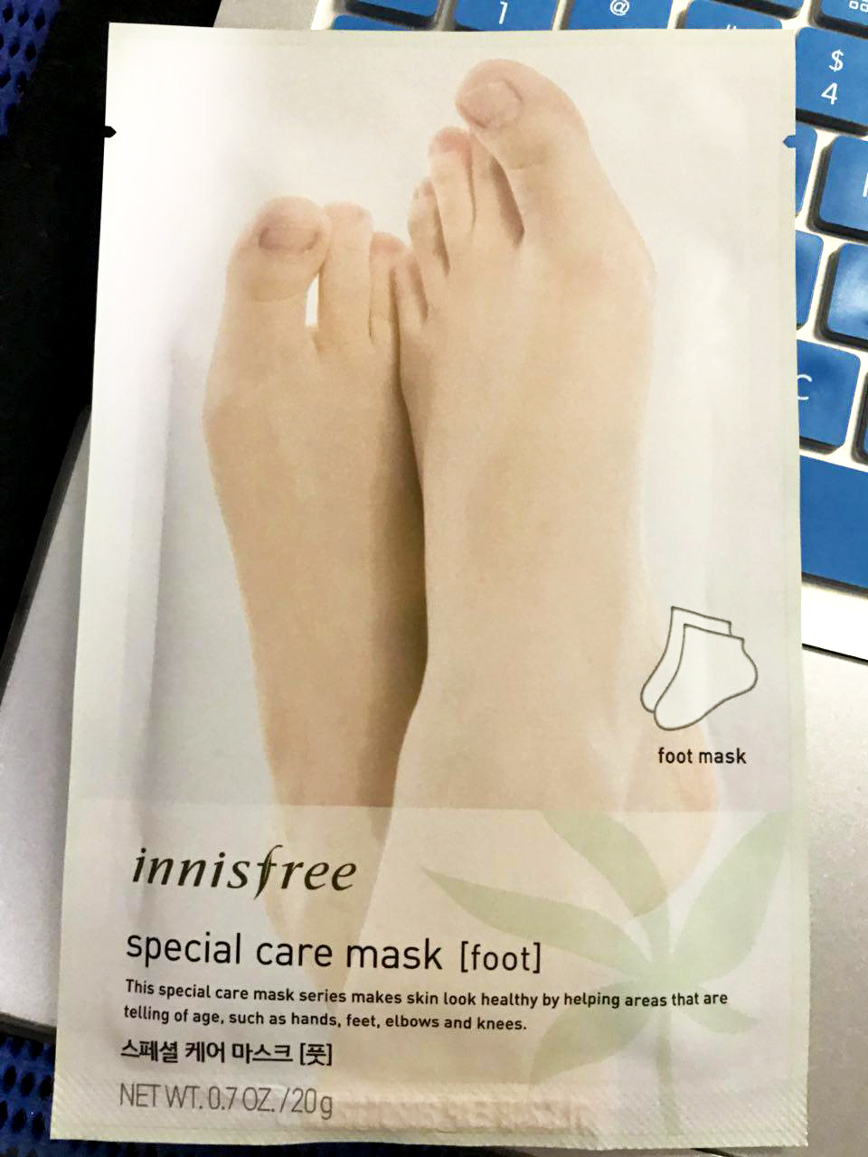 [REVIEW] Innisfree Special Care Mask – Foot