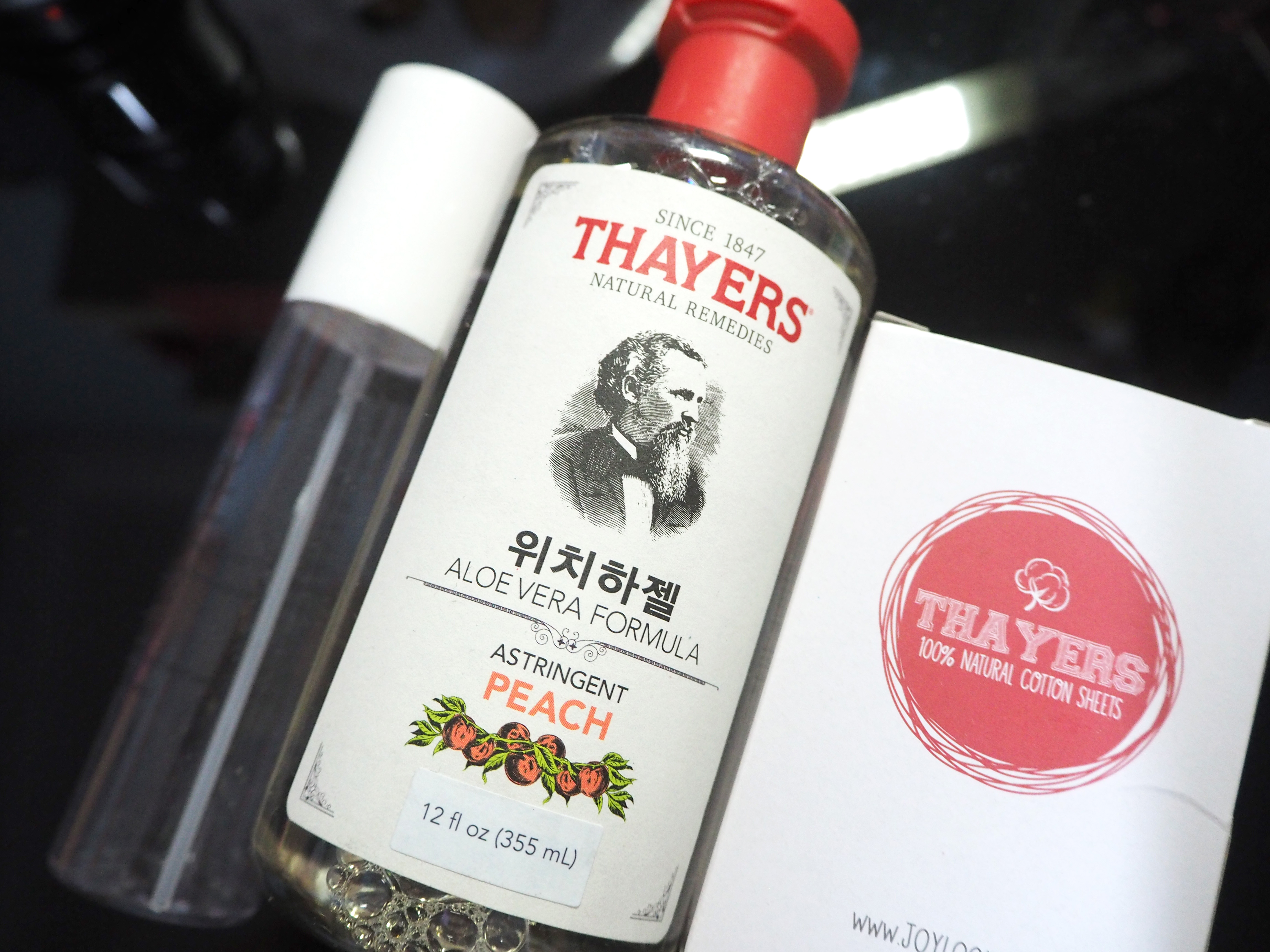 [REVIEW] Thayers Peach Witch Hazel Astringent With Aloe Vera