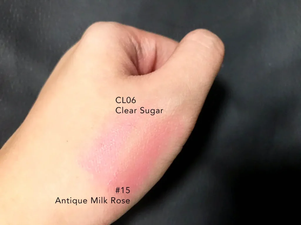 canmake cream cheek review swatches cl06 #15