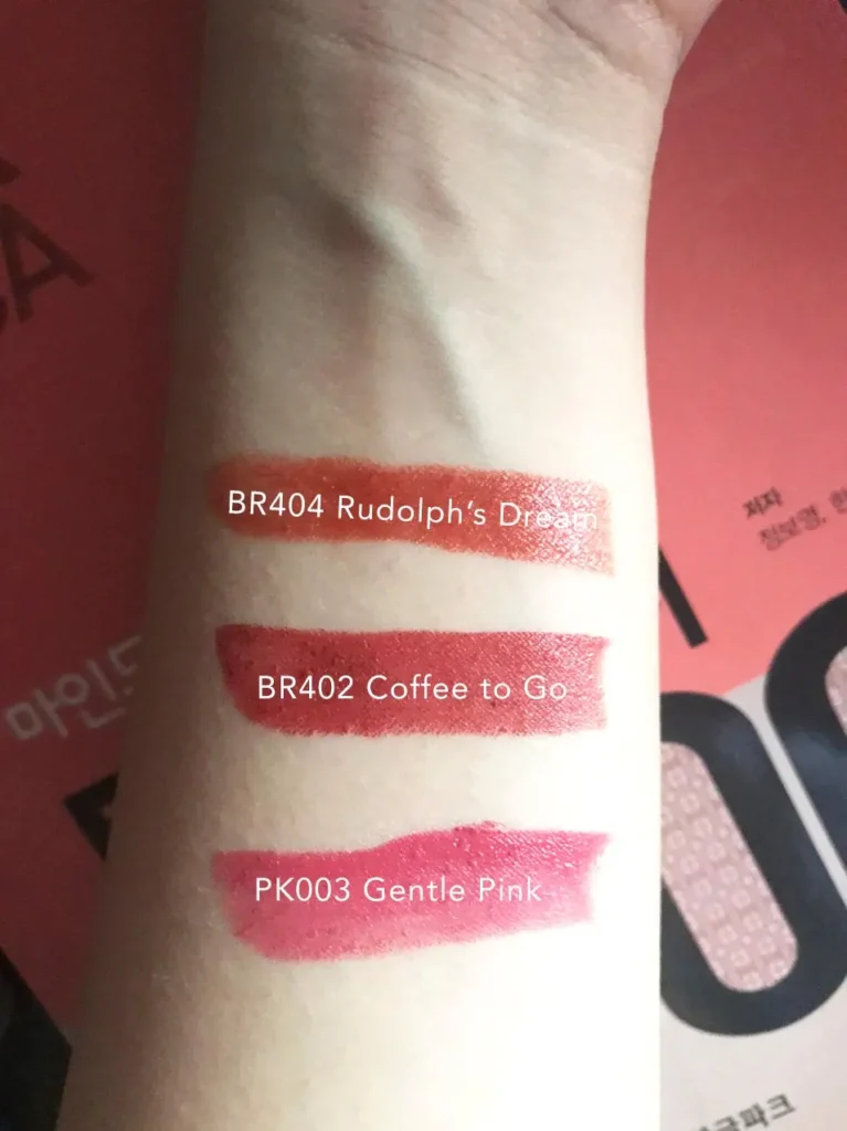 Etude Better Lips-Talk review swatches