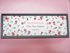 Etude lipstick Dear My Blooming Lips Talk Rose Kiss Edition