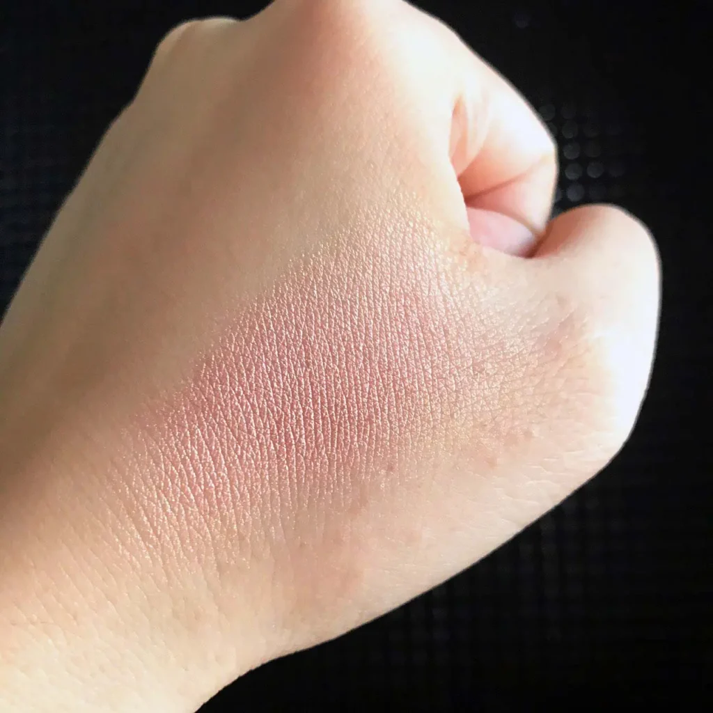 milani baked blush bella bellini review swatch