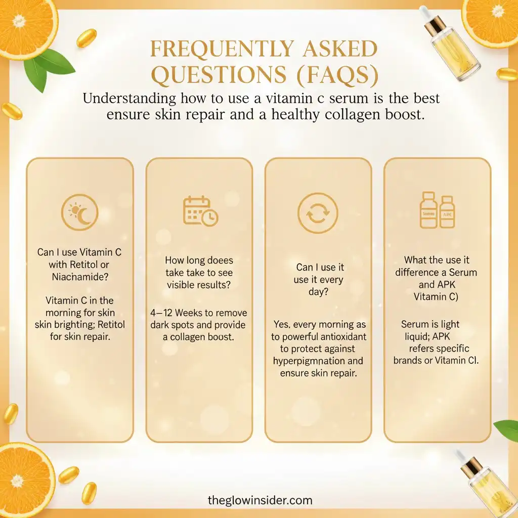 vitamin c serum faqs